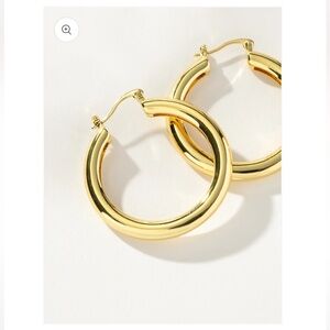 NWT Uncommon James Staple Hoop Earrings